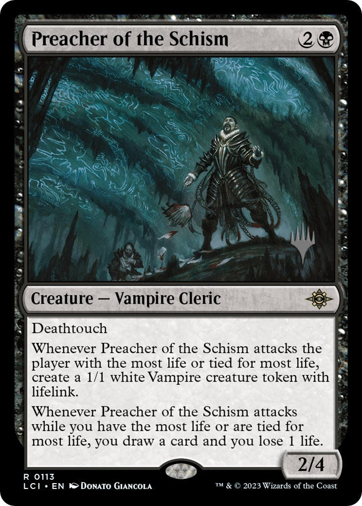 Preacher of the Schism (PPLCI-113P) [The Lost Caverns of Ixalan Promos] Foil