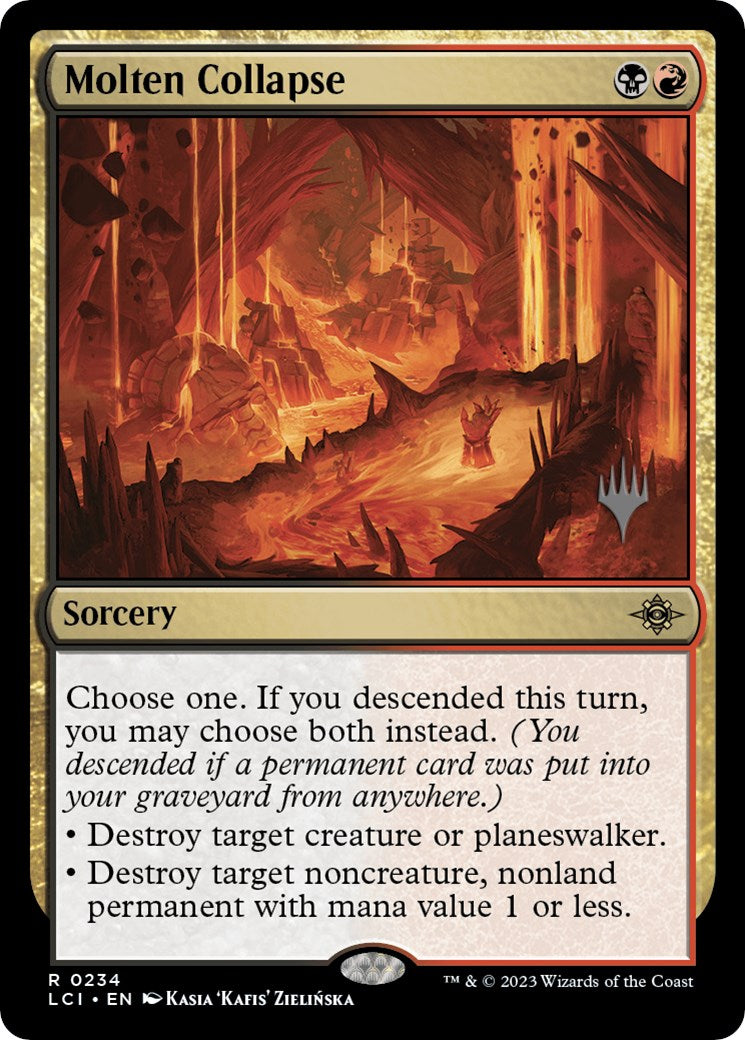 Molten Collapse (PPLCI-234P) [The Lost Caverns of Ixalan Promos]