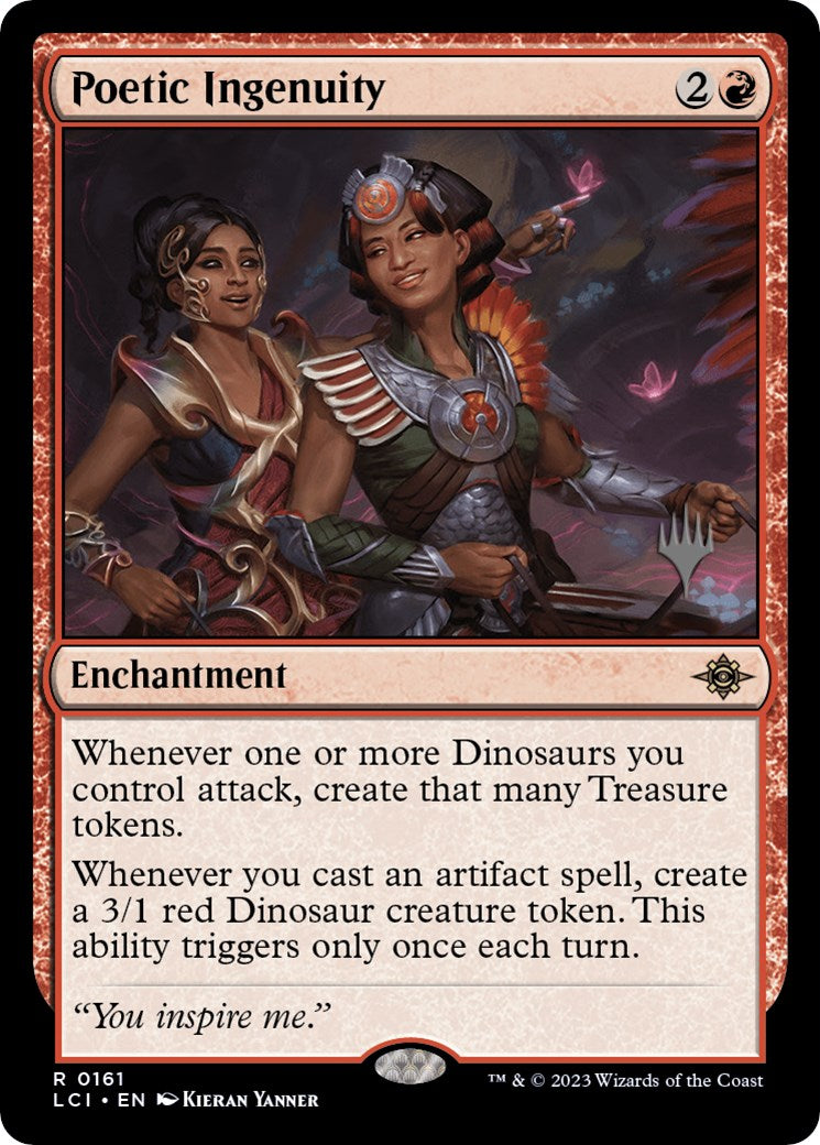 Poetic Ingenuity (PPLCI-161P) [The Lost Caverns of Ixalan Promos] Foil