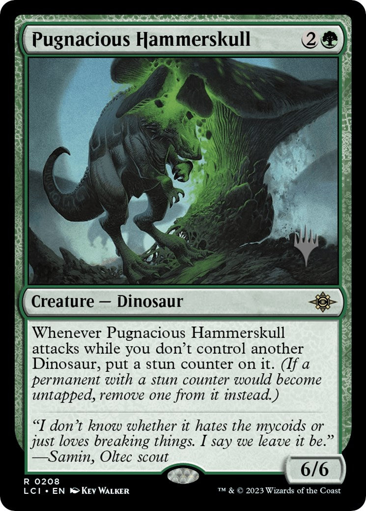 Pugnacious Hammerskull (PPLCI-208P) [The Lost Caverns of Ixalan Promos]