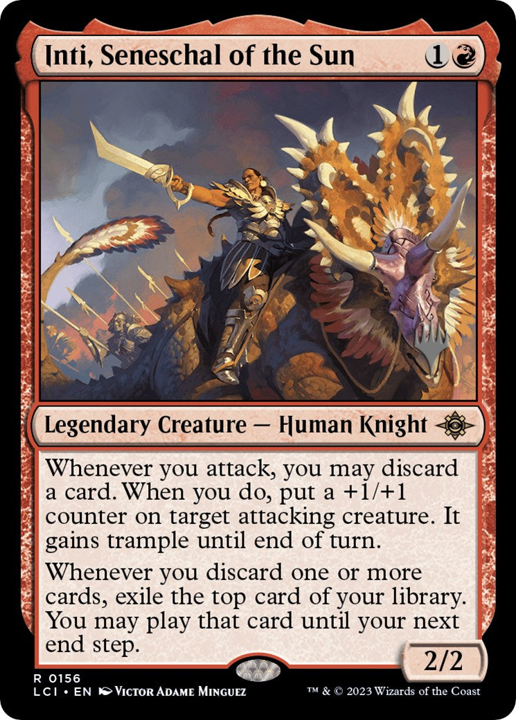 Inti, Seneschal of the Sun (PPLCI-156P) [The Lost Caverns of Ixalan Promos]