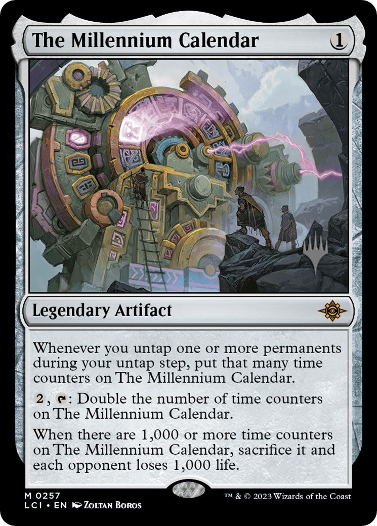The Millennium Calendar (PPLCI-257P) [The Lost Caverns of Ixalan Promos] Foil