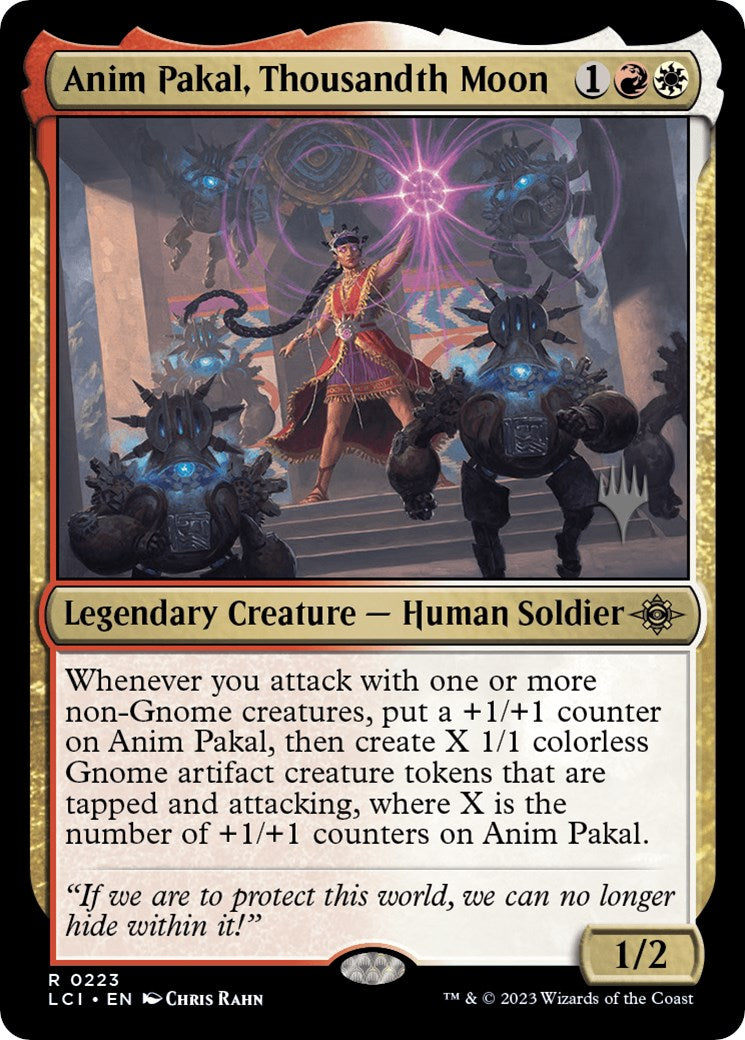 Anim Pakal, Thousandth Moon (PPLCI-223P) [The Lost Caverns of Ixalan Promos] Foil