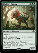Hulking Raptor (PPLCI-191P) [The Lost Caverns of Ixalan Promos] Foil