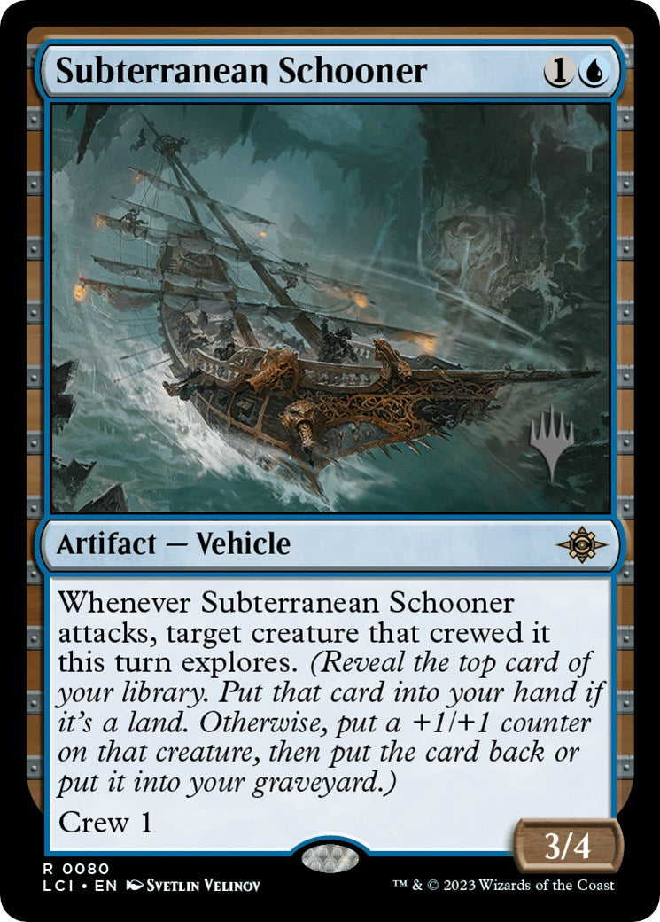 Subterranean Schooner (PPLCI-80P) [The Lost Caverns of Ixalan Promos] Foil