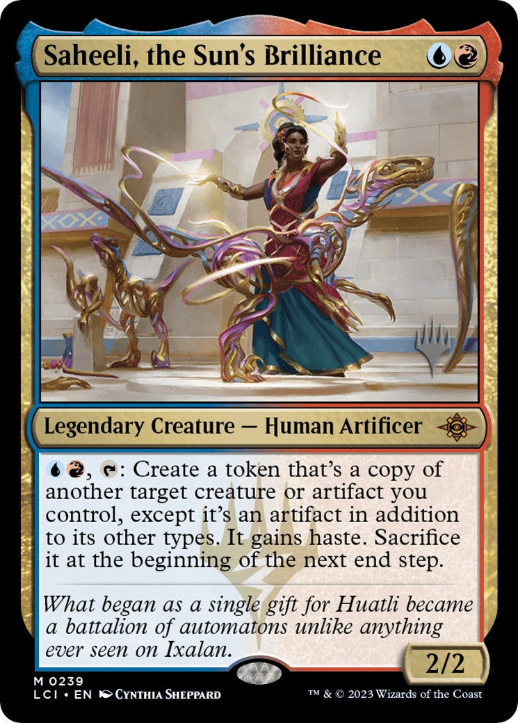 Saheeli, the Sun's Brilliance (PPLCI-239P) [The Lost Caverns of Ixalan Promos] Foil