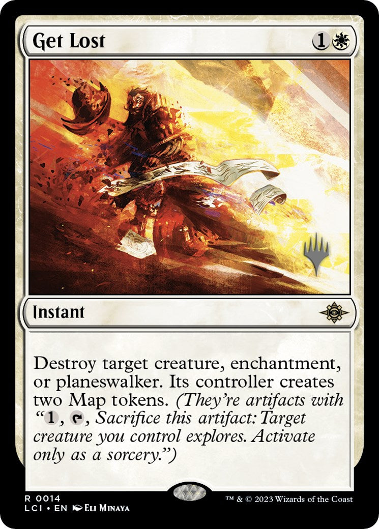 Get Lost (PPLCI-14P) [The Lost Caverns of Ixalan Promos] Foil