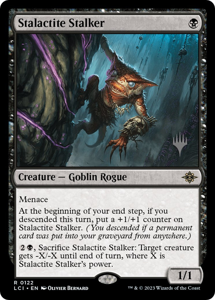 Stalactite Stalker (PPLCI-122P) [The Lost Caverns of Ixalan Promos]