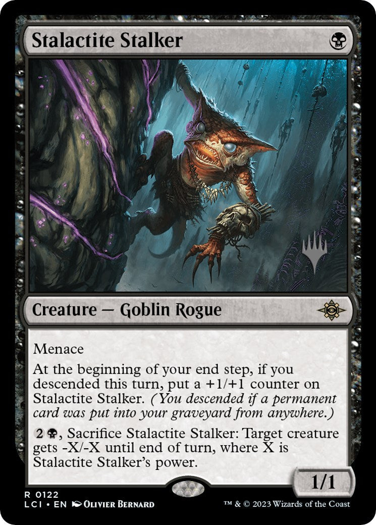Stalactite Stalker (PPLCI-122P) [The Lost Caverns of Ixalan Promos] Foil
