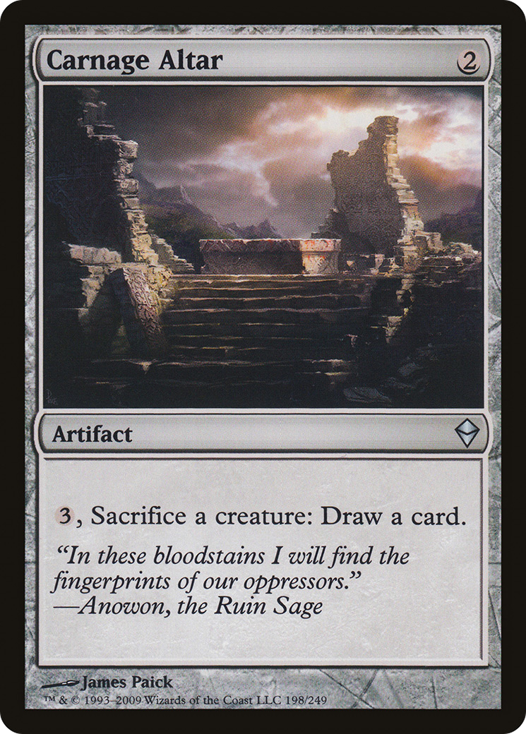 Carnage Altar (ZEN-198) [Zendikar] Foil