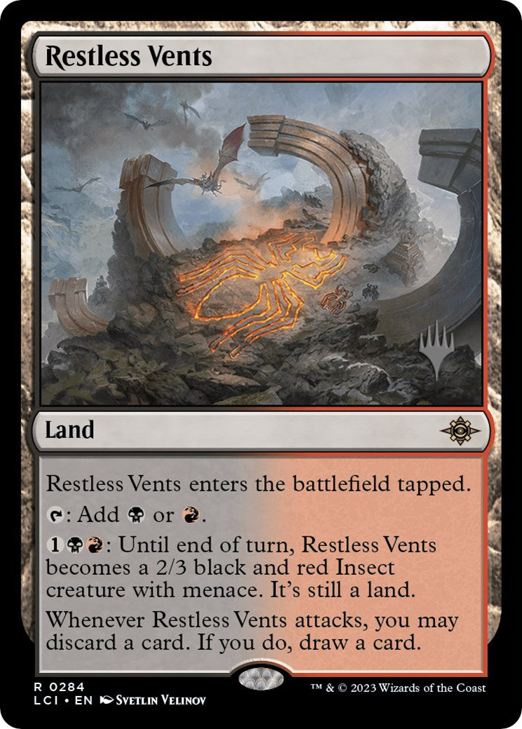 Restless Vents (PPLCI-284P) [The Lost Caverns of Ixalan Promos] Foil