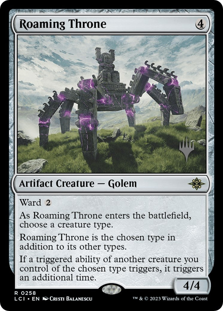 Roaming Throne (PPLCI-258P) [The Lost Caverns of Ixalan Promos] Foil