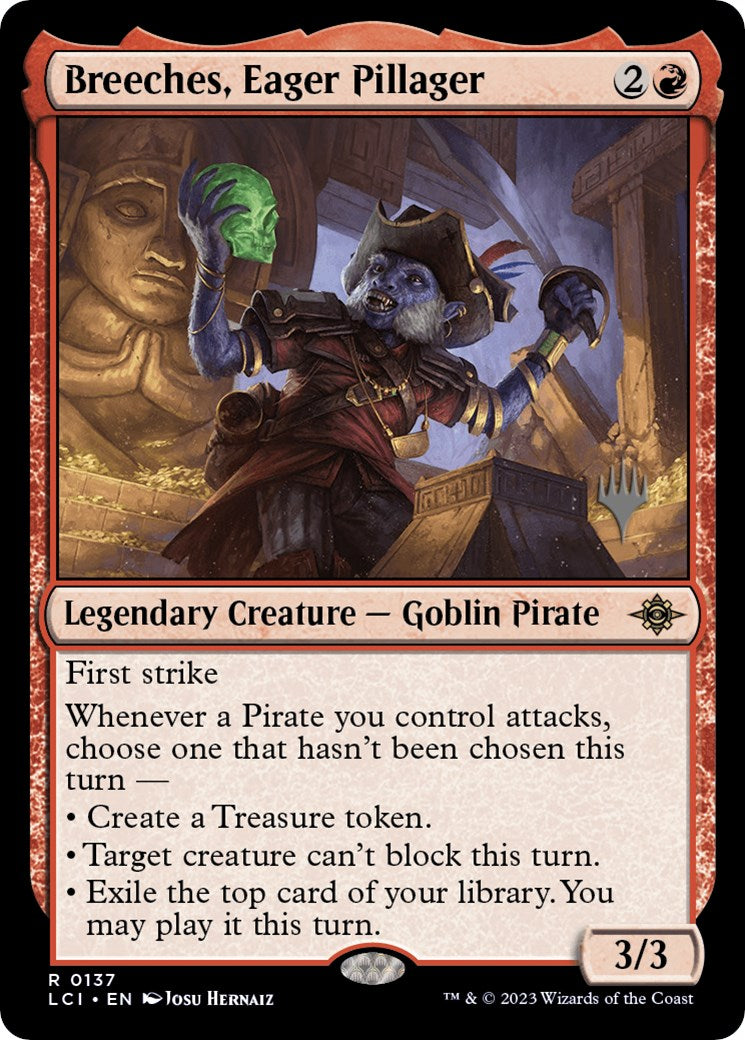 Breeches, Eager Pillager (PPLCI-137P) [The Lost Caverns of Ixalan Promos]