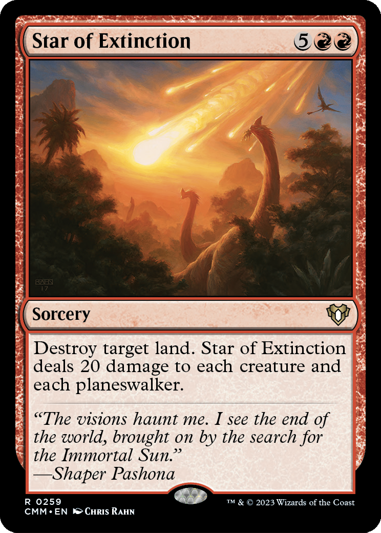 Star of Extinction (CMM-259) [Commander Masters]