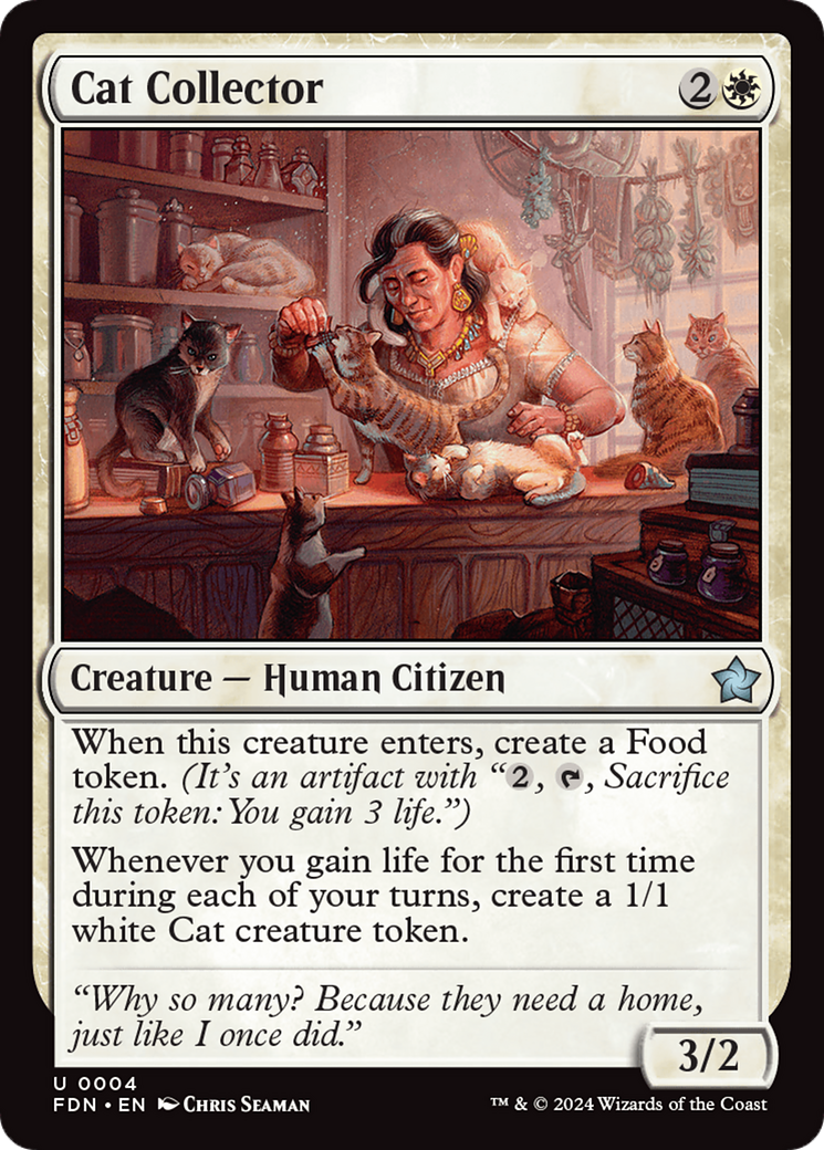Cat Collector (FDN-004) [Foundations] Foil