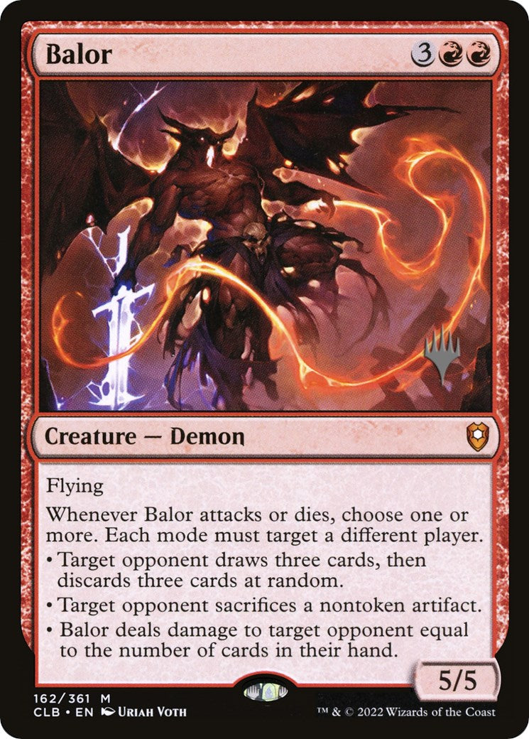 Balor (PPLCI-162P) [Battle for Baldur's Gate Promos]: (stamped, promo)