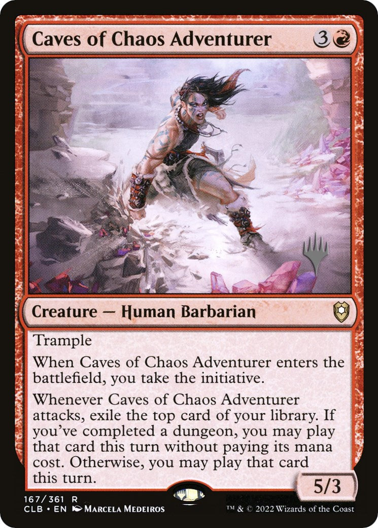 Caves of Chaos Adventurer (PPLCI-167P) [Battle for Baldur's Gate Promos]
