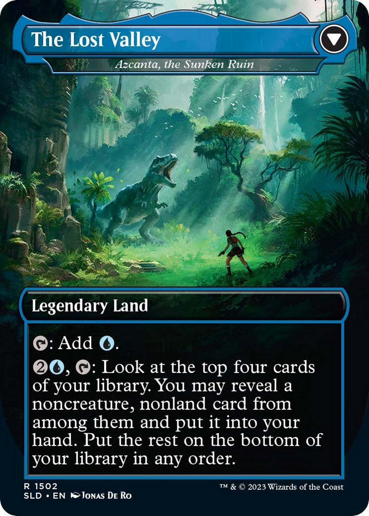 Search for Azcanta // Azcanta, the Sunken Ruin (SLD-1502) [Secret Lair Drop] (Borderless)
