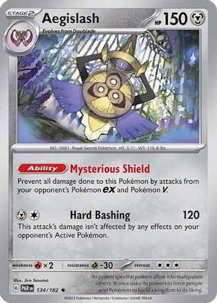 Aegislash - 134/182 (Non-Holo) 134 - [Deck Exclusives]