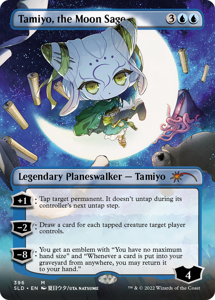 Tamiyo, the Moon Sage (SLD-396) [Secret Lair Drop] (Borderless)