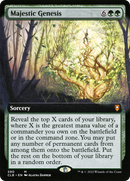 Majestic Genesis (Extended Art) (CLB-590) [Commander Legends: Battle for Baldur's Gate]