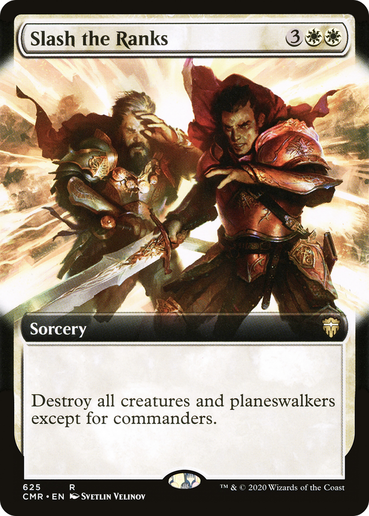 Slash the Ranks (Extended Art) (CMR-625) [Commander Legends]