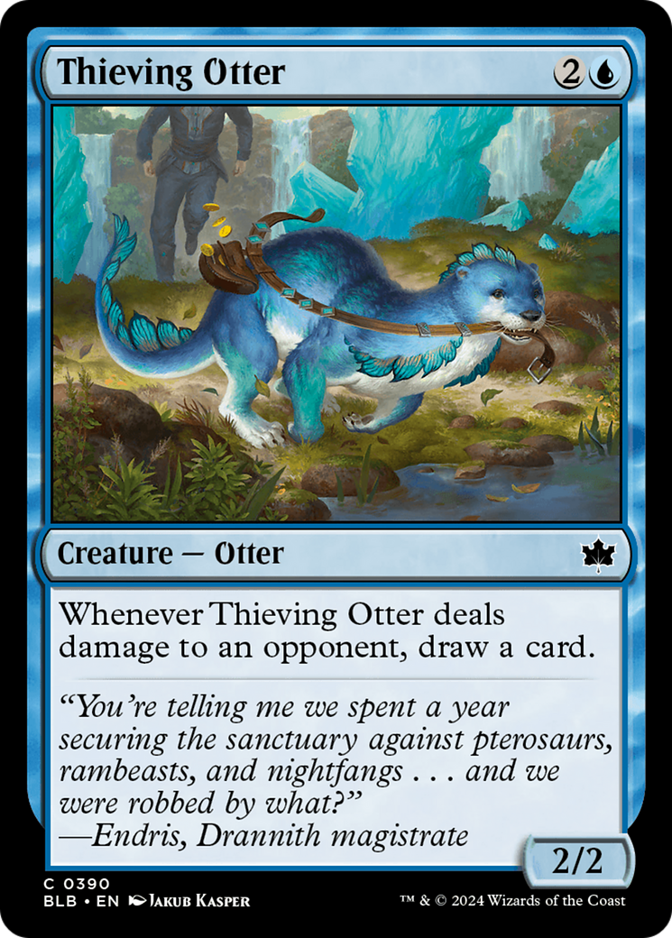 Thieving Otter (BLB-390) [Bloomburrow]