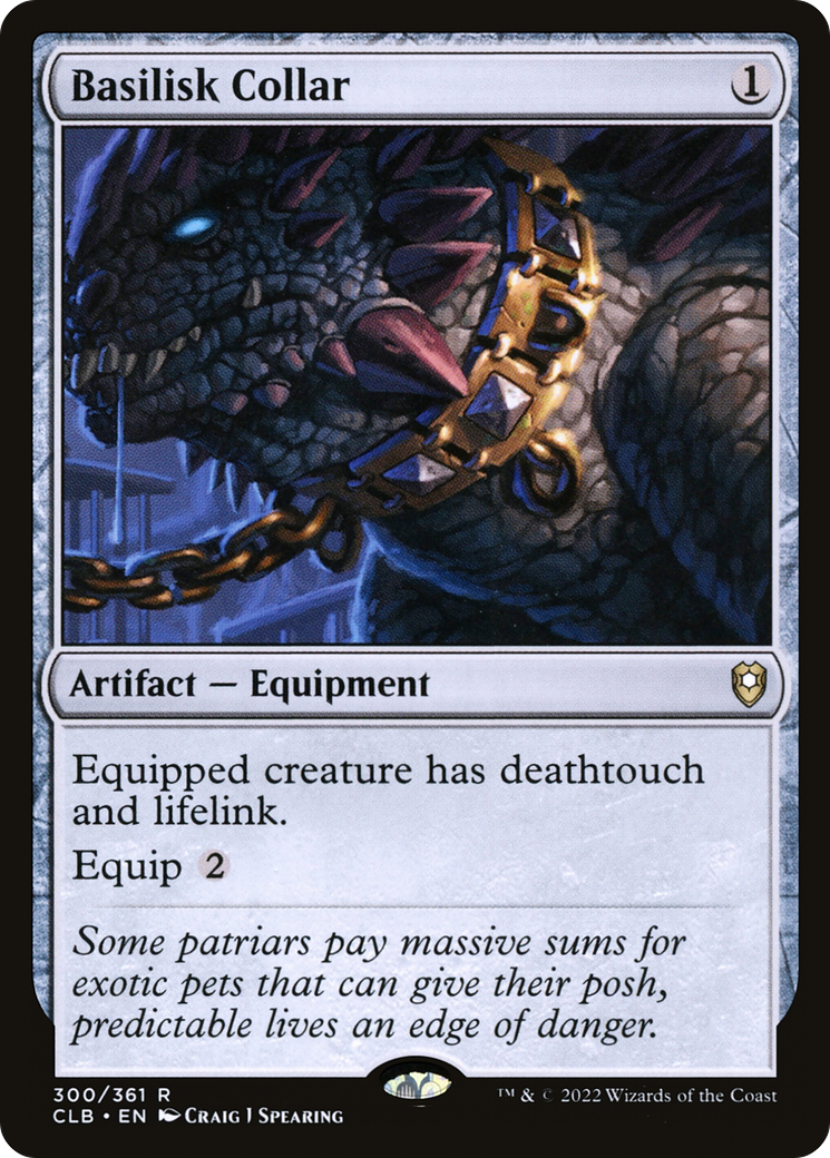 Basilisk Collar (CLB-300) [Commander Legends: Battle for Baldur's Gate]