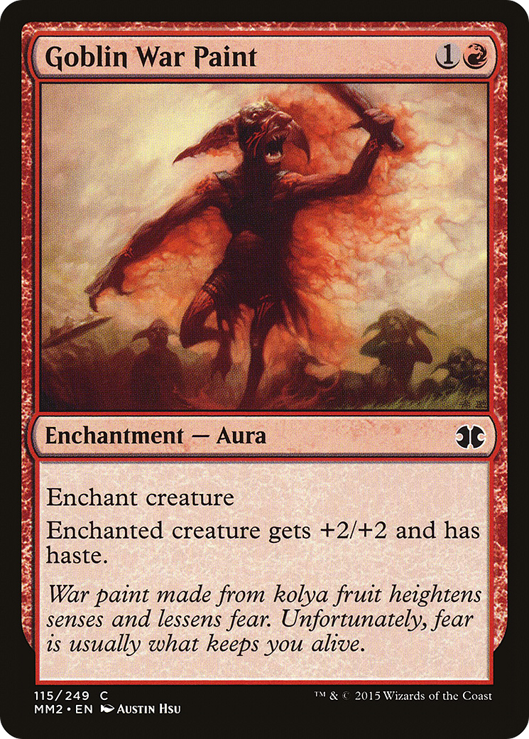 Goblin War Paint (MM2-115) [Modern Masters 2015]