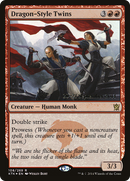 Dragon-Style Twins (PRE-108S) [Khans of Tarkir Promos] Foil
