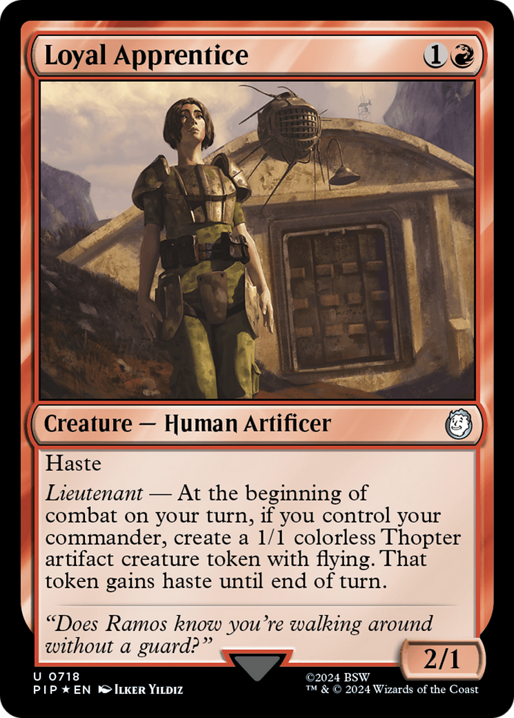 Loyal Apprentice (PIP-718) [Fallout] Foil