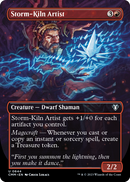 Storm-Kiln Artist (Borderless) (CMM-644) [Commander Masters] Foil