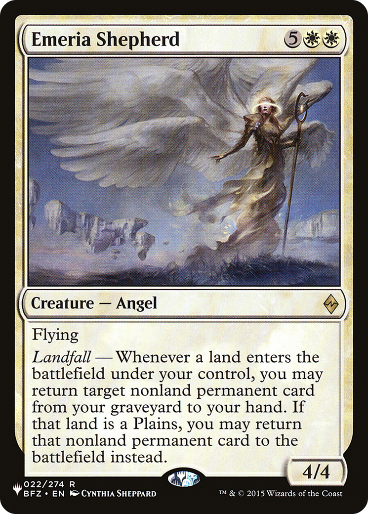 Emeria Shepherd (LIST-BFZ-22) [The List] Foil