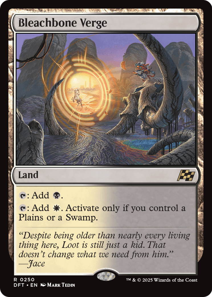Bleachbone Verge (DFT-250) [Aetherdrift] Foil