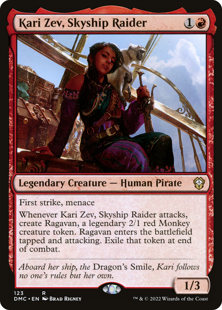 Kari Zev, Skyship Raider (DMC-123) [Dominaria United Commander]