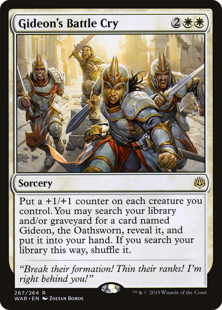 Gideon's Battle Cry (WAR-267) [War of the Spark]