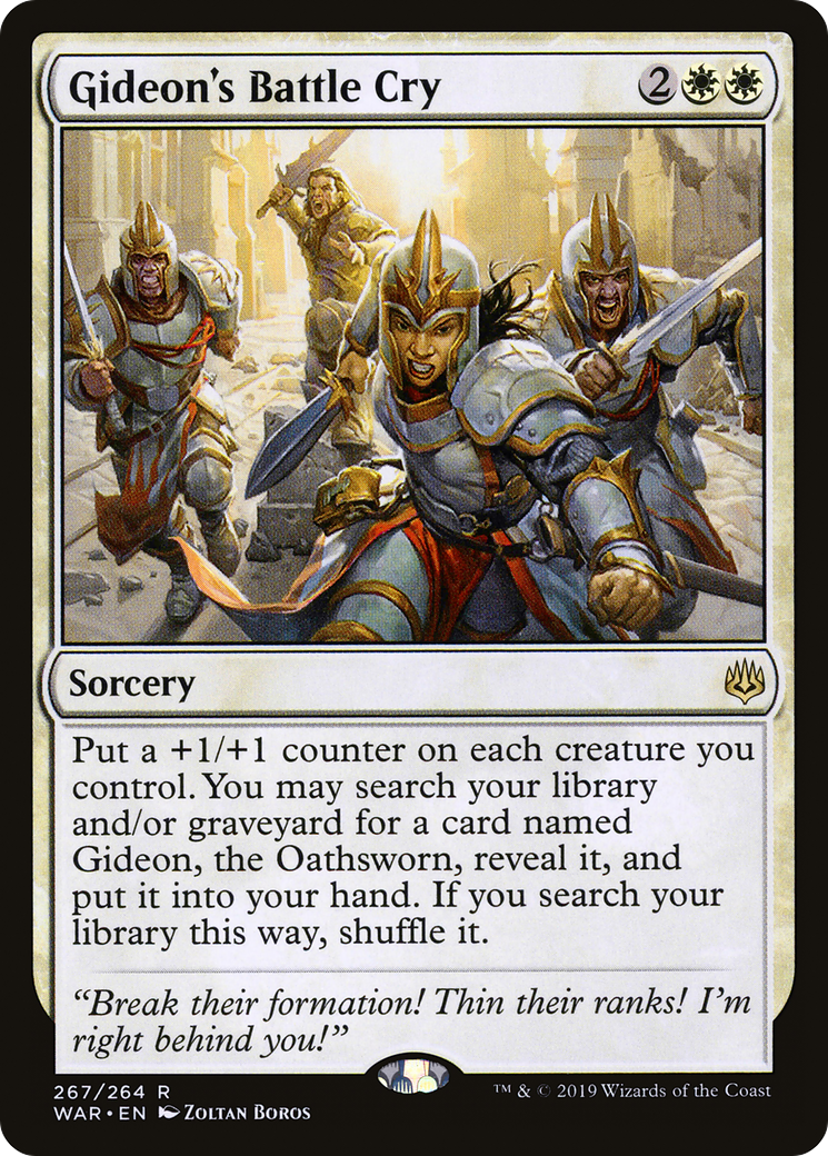Gideon's Battle Cry (WAR-267) [War of the Spark]