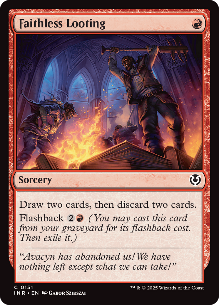 Faithless Looting (INR-151) [Innistrad Remastered]