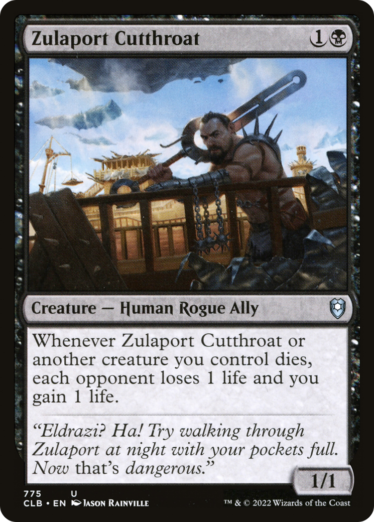 Zulaport Cutthroat (CLB-775) [Commander Legends: Battle for Baldur's Gate]