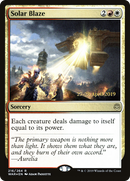 Solar Blaze (PRE-216S) [War of the Spark Promos] Foil