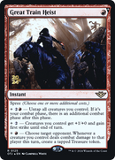 Great Train Heist (PRE-125S) [Outlaws of Thunder Junction Promos] Foil