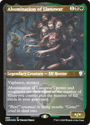 Abomination of Llanowar (CMR-585) [Commander Legends] Etched Foil