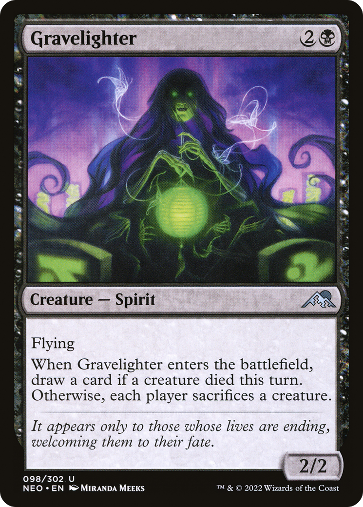 Gravelighter (NEO-098) [Kamigawa: Neon Dynasty] Foil