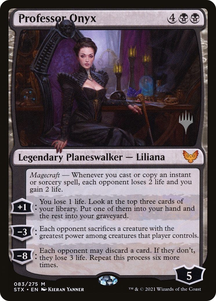 Professor Onyx (PPSTX-83P) [Promo Pack: Strixhaven: School of Mages Promos]