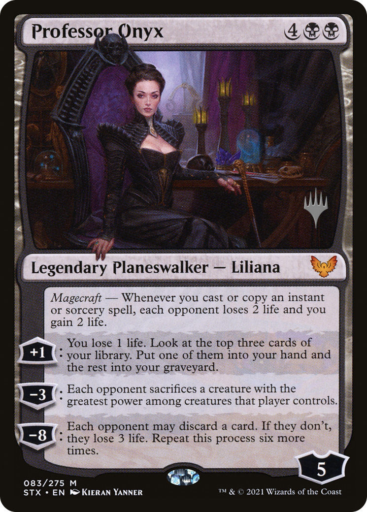 Professor Onyx (PPSTX-83P) [Strixhaven: School of Mages Promos] Foil