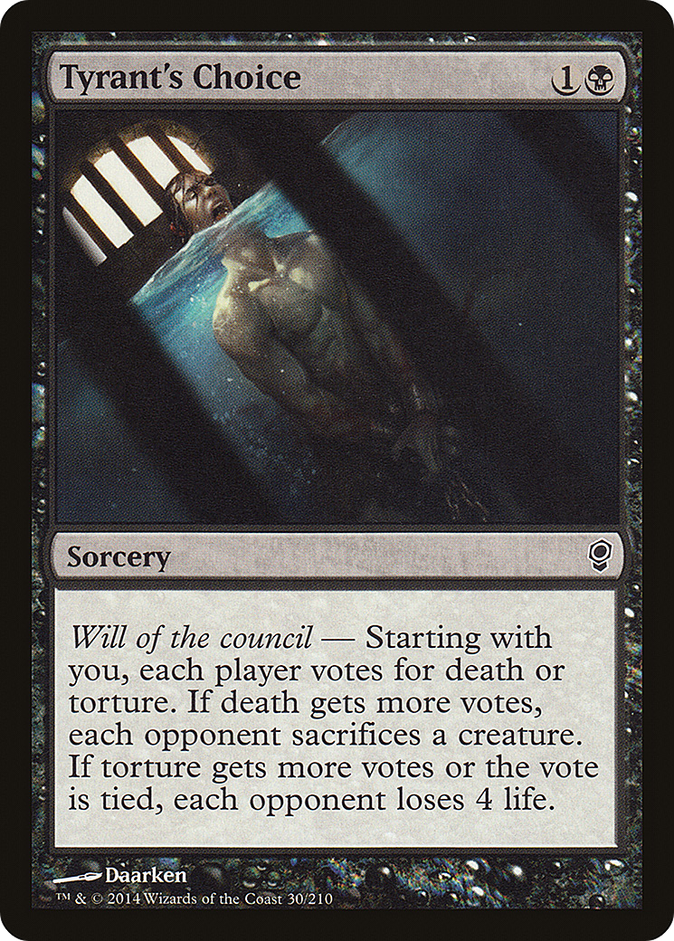 Tyrant's Choice (CNS-030) [Conspiracy] Foil