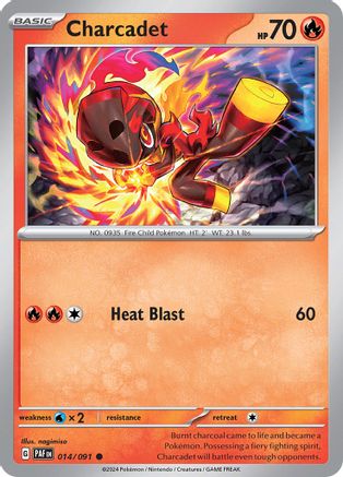 Charcadet - 014/091 14 - [SV Paldean Fates] Reverse Holofoil