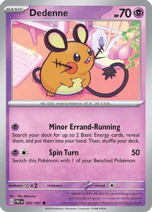 Dedenne 36 - [SV Paldean Fates]