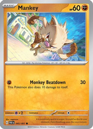 Mankey - 045/091 45 - [SV Paldean Fates]