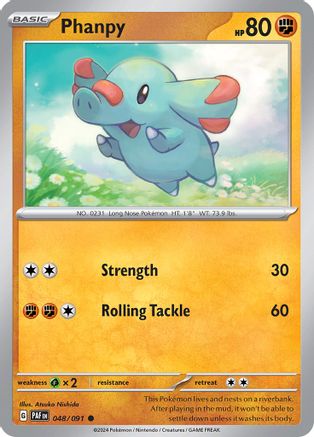 Phanpy 48 - [SV Paldean Fates] Reverse Holofoil